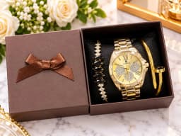Bracelet and watch for her