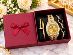 Bracelet and watch for her