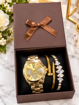 Bracelet and watch for her