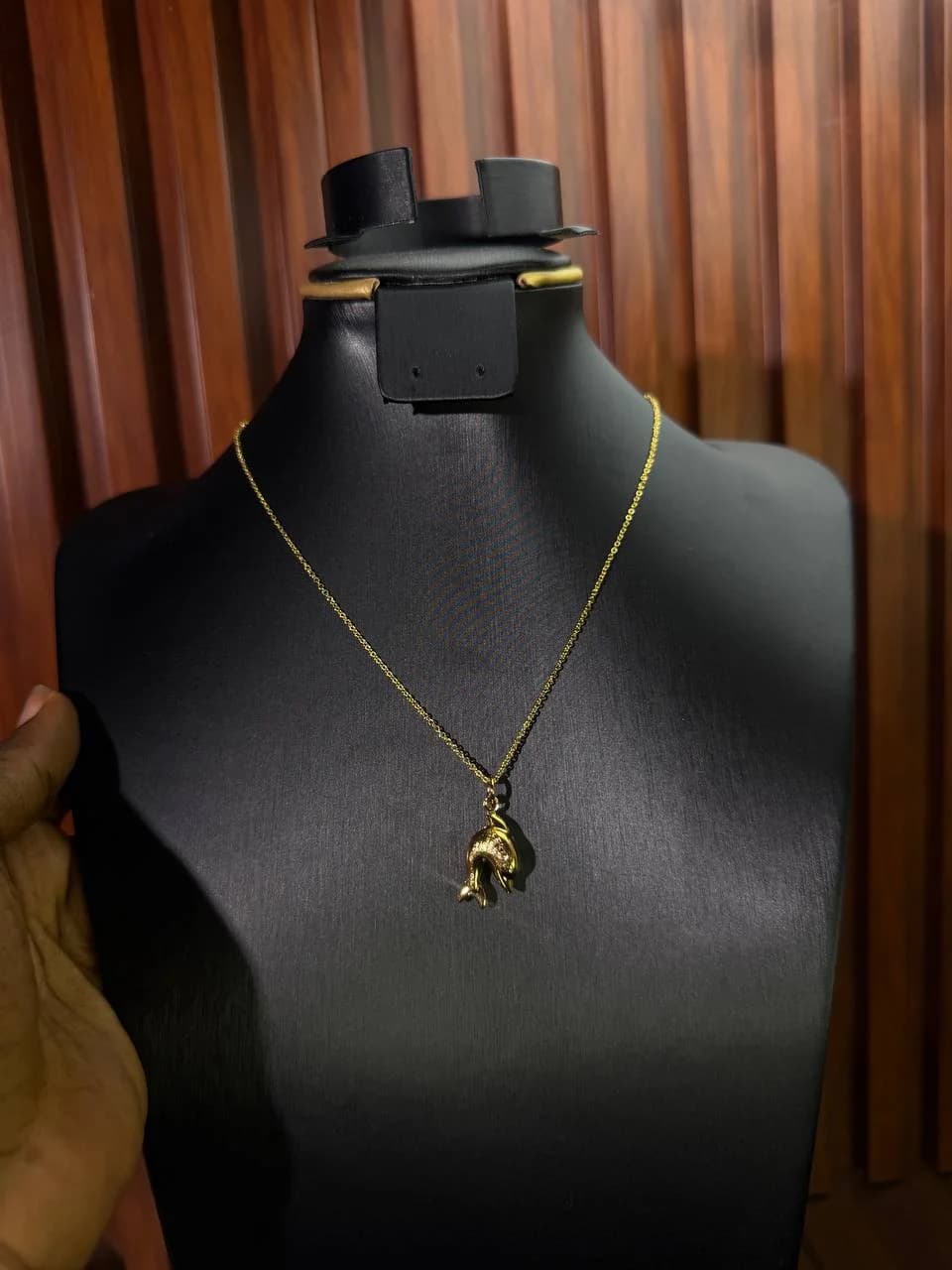 Gold replica necklace