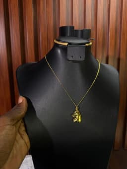 Gold replica necklace