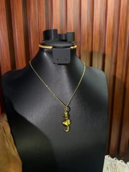 Gold replica necklace
