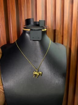 Gold replica necklace